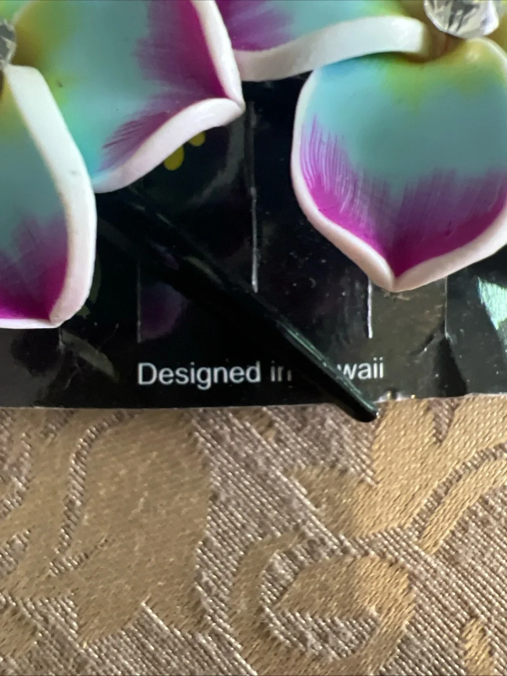 Fimo Hair Clips Clay Flowers Hawaii Wedding Beach Hairstyles